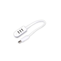 Miniatyrbild 5 av 5: 3-portars USB 3.0 Multi High Speed HUB Splitter Expansion för stationär dator whiteA 0.3m