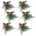 Julservettringar, set om 6, servetthållarringar