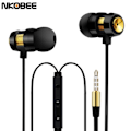 Miniatyrbild 5 av 5: NKOBEE JTX-VOXMAN In-ear Hörlurar (Mic In-lineControl) Rosa