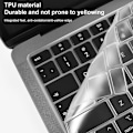 Miniatyrbild 2 av 5: Ultratunt Tangentbordsskydd till MacBook Air 13,6" A2681 2022