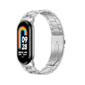 Miniatyrbild 2 av 5: Metallrem för Xiaomi Mi Band 8 Silver Sort