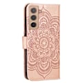 Miniatyrbild 3 av 5: Samsung Galaxy S22 Plus Fodral Mandala Flower Roséguld
