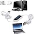 Miniatyrbild 4 av 5: USB 2.0 PC till PC överförings-/datalänk kabel för datorer, lap