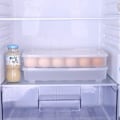 Miniatyrbild 3 av 7: Ägghållare för kylskåp, PP-plastkonstruktion Klar förvaringsbehållare för mångsidig äggbricka (2-pack)