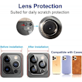 Miniatyrbild 4 av 4: 2-PACK iPhone 12 Pro Skydd Linsskydd Kameraskydd Transparent
