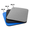 Miniatyrbild 2 av 3: Mouse pad, fabric covered rubber, 6mm black