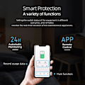 Miniatyrbild 2 av 5: WiFi Smart Switch, Intelligent Strömbrytare med Trådlös Röststyrning och Timerfunktioner, för Säker och Effektiv Elektrisk Hantering i Ditt