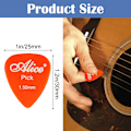 Miniatyrbild 4 av 7: Högpresterande Plektrum för Stränginstrument, Kompatibla med Celluloidstil Gitarr Bas Ukulele, ABS Material Blandade Färgglada Ergonomiskt Designade