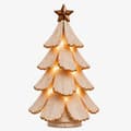 Lysande julgransprydnad, julgran med varmfärgade LED-lampor (stor) Large