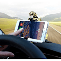 Miniatyrbild 5 av 5: Leopardmönstrat Universellt Smartphone-instrumentbrädesfäste, 360 Graders Rotation För Optimal Betraktningsvinkel, Handsfree-samtal Säkerställer Säker Körning