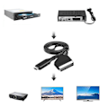 Miniatyrbild 2 av 4: Scart till HDMI-omvandlare Audio Video Adapter för Hdtv/dvd/set-top Box/ps3/pal/ntsc null none