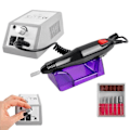 Miniatyrbild 2 av 3: Elektrisk nagelfil med 54 tillbehör - Pedikyr / Manikyr grå-Xin
