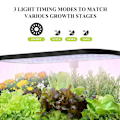 Miniatyrbild 3 av 5: Hydroponisk odlingssystem, höjdjusterbar örtträdgård med LED, inomhusodlingssystem, inomhusträdgårdsspiringskit (3 hål) 3 holes