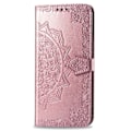 Miniatyrbild 3 av 5: iPhone 11 Pro Max - Mandala Läder Fodral - Roségul Roséguld Roséguld