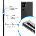 Miniatyrbild 3 av 4: Samsung Galaxy S23 Ultra Transparent TPU Skal