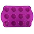Miniatyrbild 4 av 5: 3-pack Muffinsform - Minimuffins - Muffinsplåt - Bakform - Lila