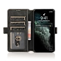 Miniatyrbild 4 av 5: iPhone 14 Fodral Retro Textur Svart