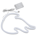 Miniatyrbild 2 av 8: Flammande Neonskylt för Upphängning, USB-driven Dimbar Eld-LED-lampa, Energibesparande Väggdekoration för Barnrum, Födelsedagspresent, Bröllop