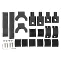 Ljusrampsfäste Kit 30mm 360 Grader Roterande Ljusrampsfäste ATV UTV Roll Bar Klämsats