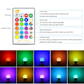 Miniatyrbild 4 av 5: 2 st E14 RGB LED-lampa 16 Färg