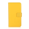 Miniatyrbild 2 av 3: OnePlus Nord N10 5G - Plånboksfodral I Äkta Läder - Gul Yellow Gul