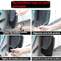 Miniatyrbild 2 av 5: Högkvalitativa stänkskydd för Volvo S60 2020 2021 2022 2023 - Mud Flaps Mudguards Anti-splash Fender Grade Fram Bak Hjul Biltillbehör