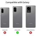 Miniatyrbild 2 av 5: 3-pack C4U® Kamera linsskydd i härdat glas för Galaxy S20+