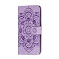 Miniatyrbild 2 av 5: Samsung Galaxy A52 / A52s - Mandala Läder Fodral - Lila Purple Lila