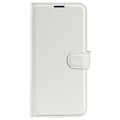Miniatyrbild 5 av 5: Xiaomi 14 Fodral Litchi Läder Vit