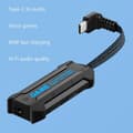 Miniatyrbilde 5 av 5: USB C til 3,5 mm hodetelefon- og laderadapter 3 i 1 Type C til Aux-lydkontakt med PD 60W hurtigladesplitter