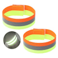Miniatyrbild 1 av 3: 2-Pack Reflexarmband Reflexer Kardborre flerfärgad