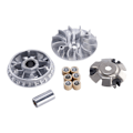 Miniatyrbild 2 av 5: Precisionsgjuten Metall Främre Variator Rullsats, Prestanda 14 Grams Rullar för Gy6 125cc 157Qmj Motorer, Komplett Variatorkit med Enkel Installation