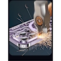 Miniatyrbild 2 av 5: iPhone 14 Mobilskal Magsafe Mechanical - Silver
