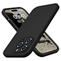 Miniatyrbild 1 av 3: iPhone 14 Pro Max Matt Svart Skal - Extra Kamera Skydd iPhone 14 Pro Max iPhone 14 Pro Max