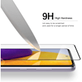 Miniatyrbild 2 av 2: Samsung A52  / A52s - 2-Pack Heltäckande Skärmskydd i Härdat Gla