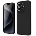 Miniatyrbild 1 av 3: iPhone 15 Pro Matt Svart Skal - Extra Kamera Skydd iPhone 15 Pro iPhone 15 Pro