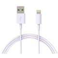 Miniatyrbild 1 av 5: 1M Lightning Slitstark Snabb Laddare Kabel Till iPhone Vit iOS15