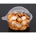 Miniatyrbild 6 av 7: Klart Kupollock Muffinsbehållare, Miljövänligt Material Säkerställer Säker Förvaring, Hög Transparens för Attraktiv Visning (50-pack)
