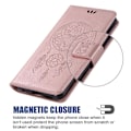 Miniatyrbild 3 av 5: Xiaomi Redmi 9T - Dream Catcher Läder Fodral - Roséguld Roséguld Roséguld