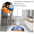 Miniatyrbild 4 av 5: Memory Foam Halkfri Matta, Vattenabsorberande Supermjuk Köksvamp, Snabbtorkande Svampmatta För Badrum Kök, Multifunktionell Bänkskiva