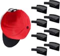 JP Moderna Självhäftande Hattkrokar för Vägg (8-pack) - Minimalistisk Hatthylla R
