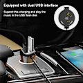 Miniatyrbild 8 av 8: Bluetooth Bilkit, Multipoint-anslutning för säkra handsfree-samtal & förbättrad musikstreamingupplevelse, dubbel USB-laddare ingår