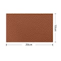 Miniatyrbild 2 av 5: Självhäftande reparationslapp Läder Brun 20x10 cm