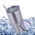 Miniatyrbild 2 av 7: Sugrörsvänligt Tumlarlock, Lättanvänt, Ersättning för 30 Oz Vakuumisolerade Muggar, Diskmaskinsäkert (2-pack)