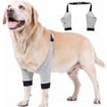 (grå, stor) Hund Armbågsskydd Justerbar Frambensärm Husdjur