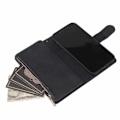 Miniatyrbild 5 av 5: iPhone 14 - Multifunktionellt Plånboksfodral Zipper 8-Fack Svart