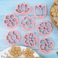Miniatyrbild 5 av 5: 8st/ Set Blomma Form Cookie Form Cookie ter Baking Tools Party