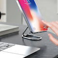 Miniatyrbild 5 av 5: Hållbar Telefonringhållare i Zinklegering För Magnetisk Bilhållarkompatibilitet, 360 Graders Rotation Erbjuder Oöverträffad Flexibilitet Vid Visning