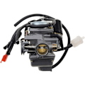 Miniatyrbild 3 av 5: Förgasare för 4-taktsmotor, Kompatibel med GY6 125cc 150cc, Snabb att byta ut, säkerställer jämnt luftflöde, Långvarig och hållbar för