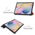 Miniatyrbild 3 av 5: Samsung Galaxy Tab S7 / Tab S8 - Tri-Fold Fodral - Färgade Fyrkanter